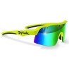 Gafas Spiuk Skala amarillo fluor con lentes espejadas verde